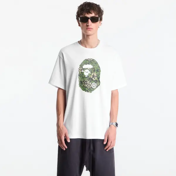 A BATHING APE Majice A Bathing Ape Palm Resort Camo Ape Head Tee UNISEX White XXL