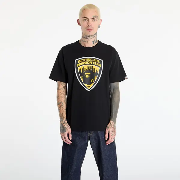 A BATHING APE Majice A BATHING APE Security Emblem Tee UNISEX Black L