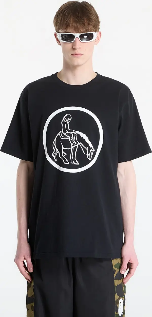 A BATHING APE Majice A BATHING APE Simple Soldier Mil Patch Tee UNISEX Black L