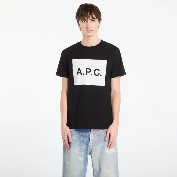 A.P.C. Majice A.P.C. Gots Logo T-Shirt Black L