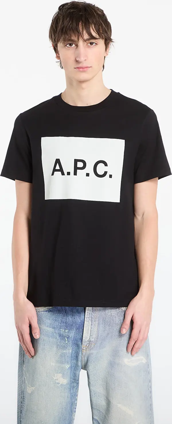 A.P.C. Majice A.P.C. Gots Logo T-Shirt Black XXL