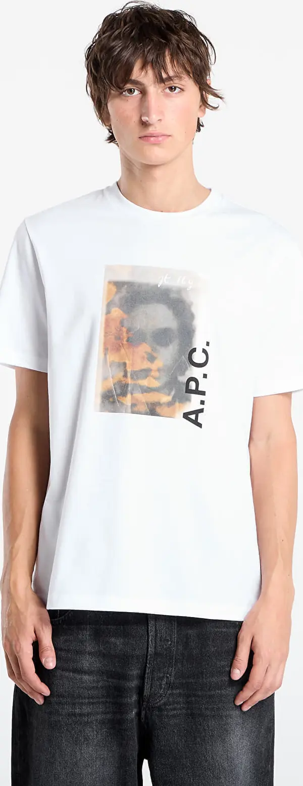 A.P.C. Majice A.P.C. Jean Portrait - Gots T-Shirt White L