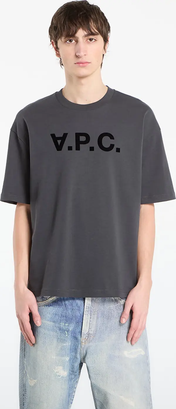 A.P.C. Majice A.P.C. Logo-Detail T-Shirt UNISEX Ecru XXL