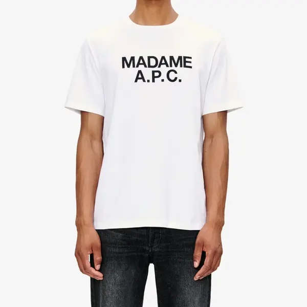 A.P.C. Majice A.P.C. Madame T-Shirt UNISEX White M