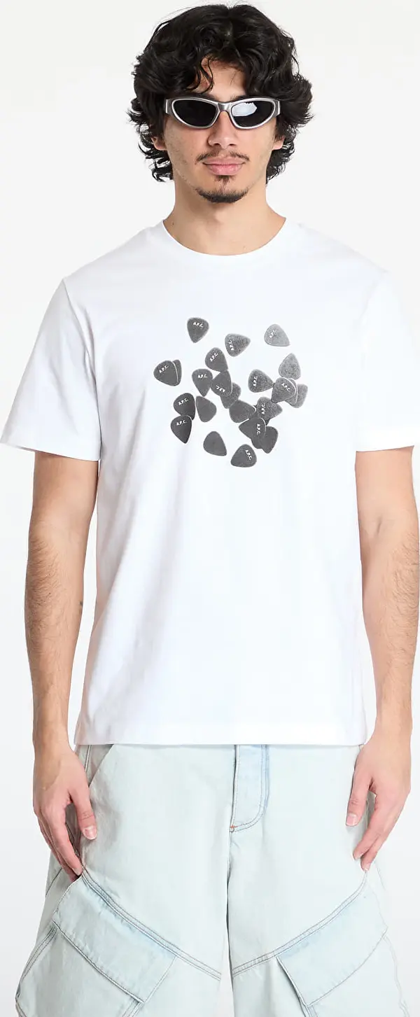 A.P.C. Majice A.P.C. Musique T-Shirt UNISEX White XXL