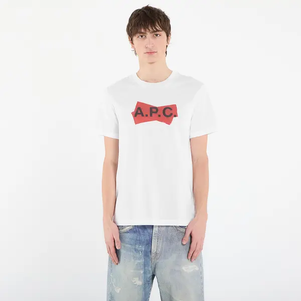 A.P.C. Majice A.P.C. Scotch Rouge T-Shirt UNISEX White L