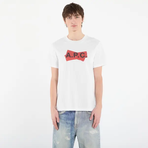 A.P.C. Majice A.P.C. Scotch Rouge T-Shirt UNISEX White XXL