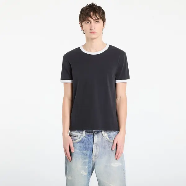 A.P.C. Majice A.P.C. Short-Sleeved Contrast T-Shirt Black XXL