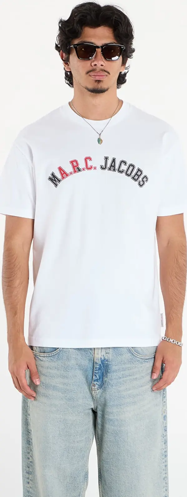 A.P.C. Majice A.P.C. x Marc Jacobs Boxy Fit UNISEX Tee Blanc XXL