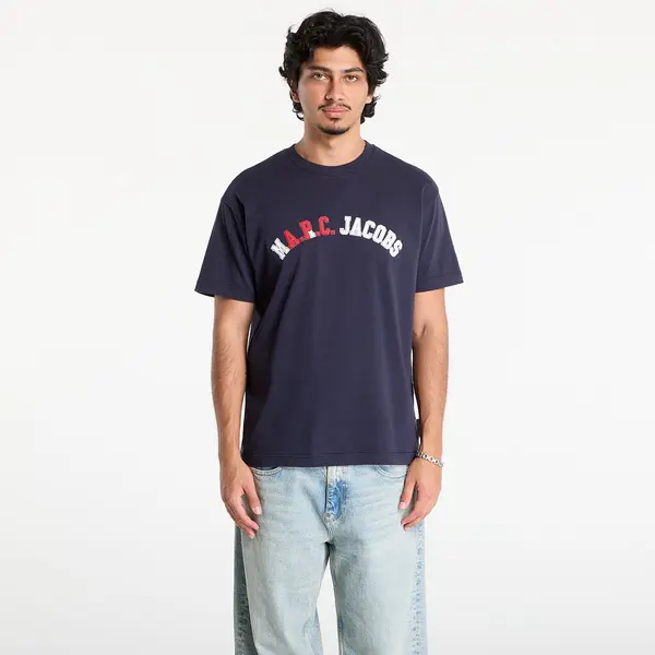 A.P.C. Majice A.P.C. x Marc Jacobs Boxy Fit UNISEX Tee Dark Navy XXL