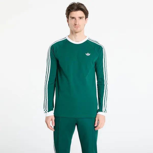 adidas Originals Majice adidas 3-Stripes Long-Sleeve Top Long-Sleeve Top Collegiate Green M