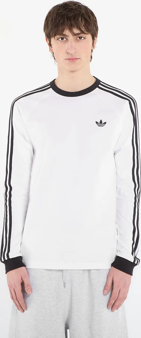 adidas Originals Majice adidas 3-Stripes Long-Sleeve Top Long-Sleeve Top White M