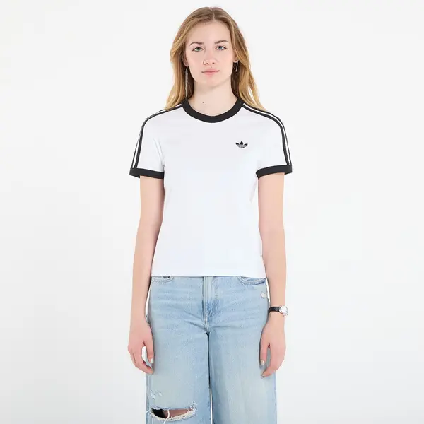 adidas Originals Majice adidas 3 Stripes Slim T-Shirt White/ Black M