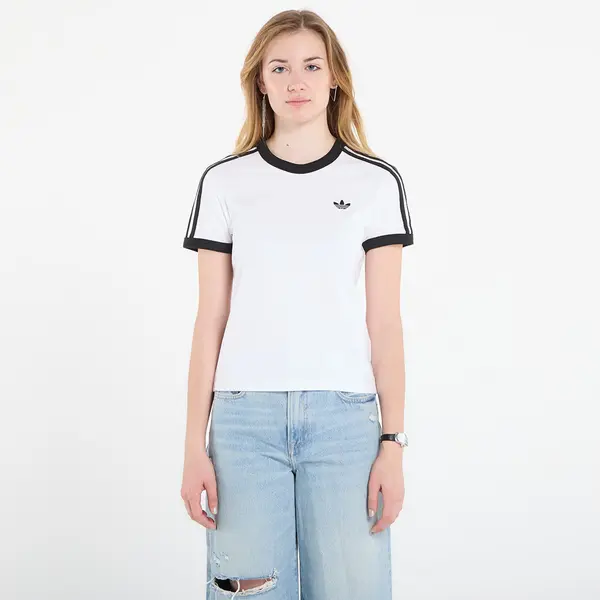 adidas Originals Majice adidas 3 Stripes Slim T-Shirt White/ Black S