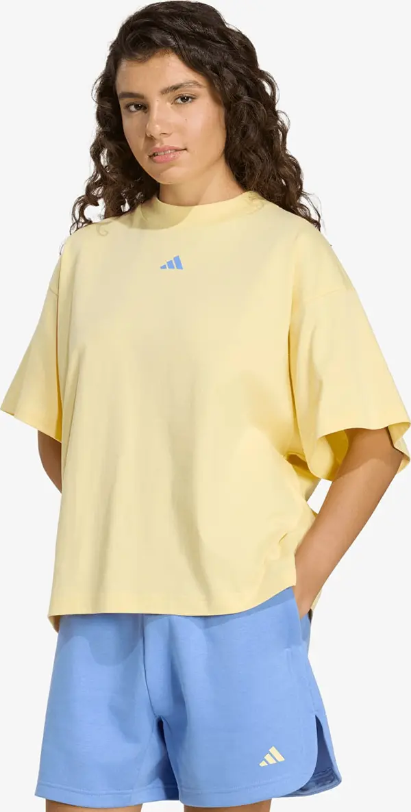 adidas Performance Majice adidas 3-Stripes Studio T-Shirt Almost Yellow S
