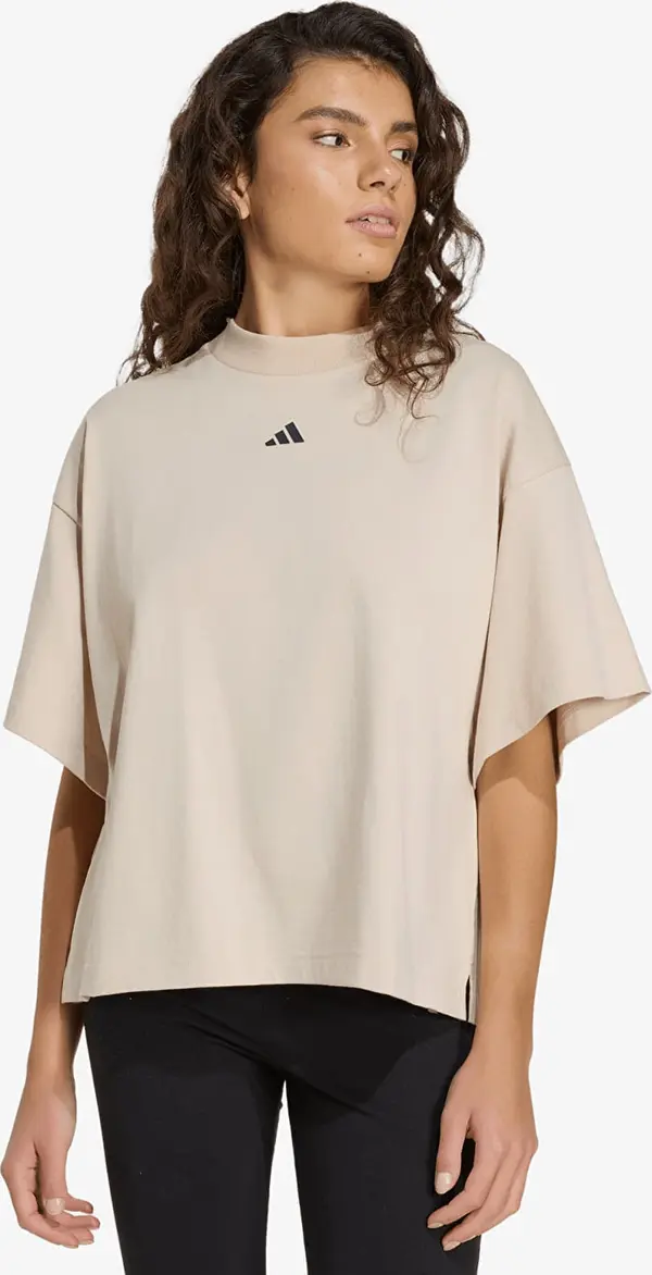 adidas Performance Majice adidas 3-Stripes Studio T-Shirt Crystal Linen M