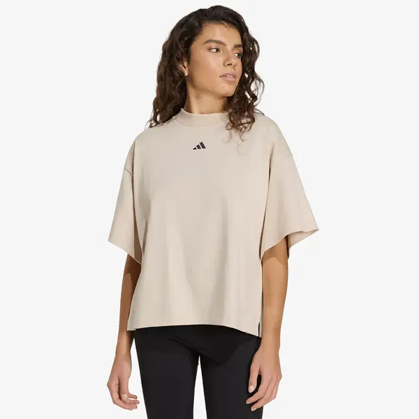 adidas Performance Majice adidas 3-Stripes Studio T-Shirt Crystal Linen S