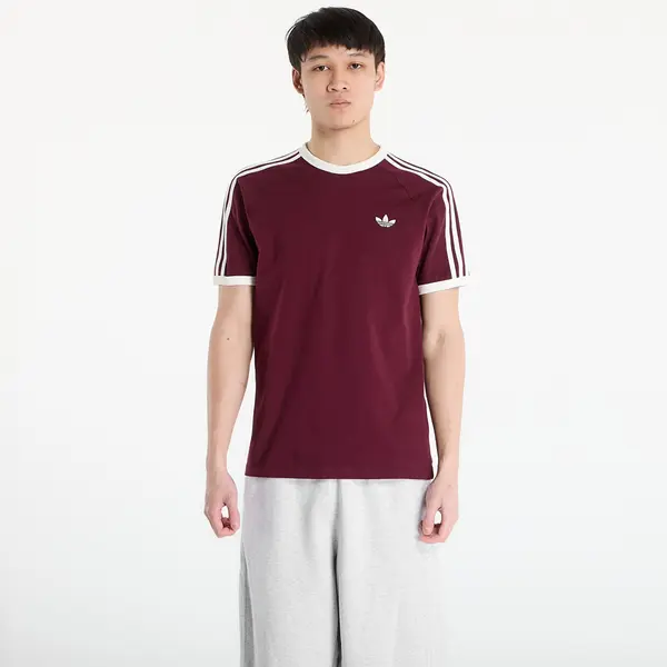 adidas Originals Majice adidas 3-Stripes T-Shirt Maroon/ Off White M