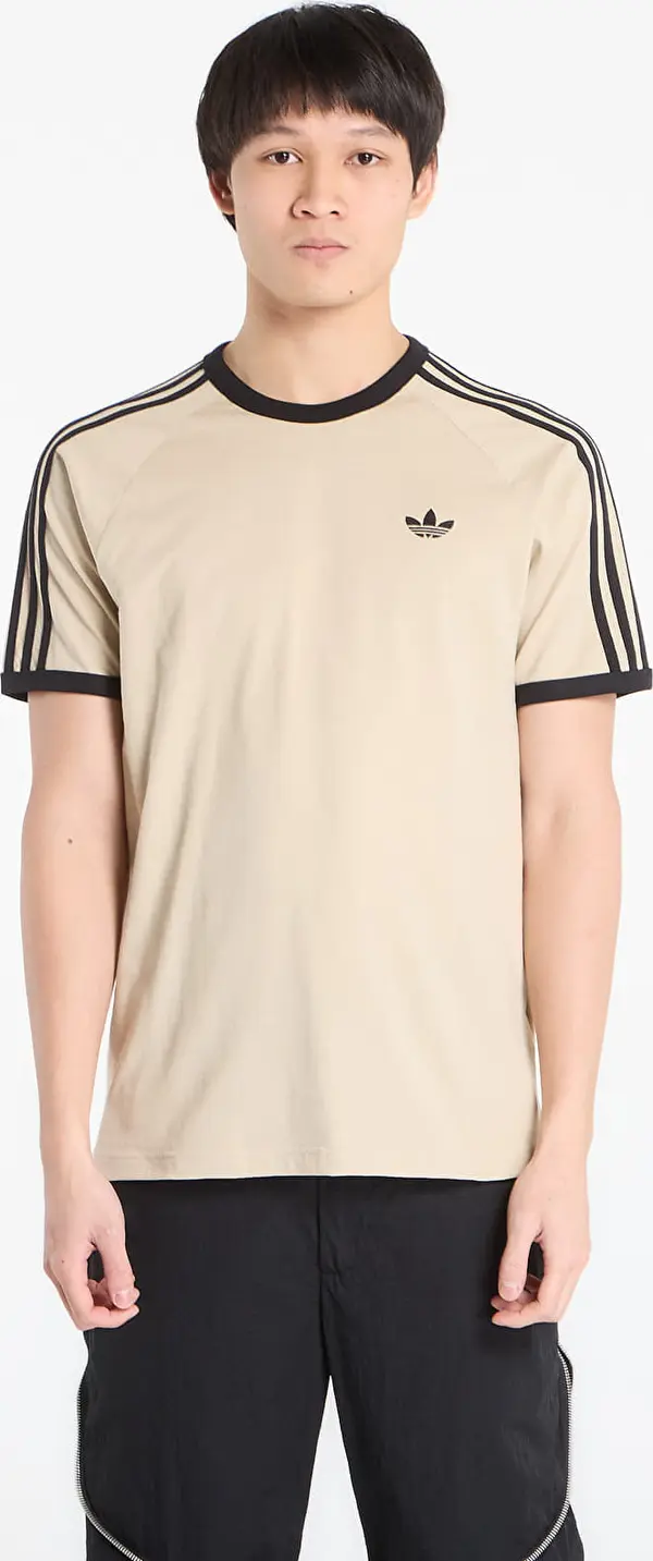 adidas Originals Majice adidas 3-Stripes T-Shirt Stone Khaki S