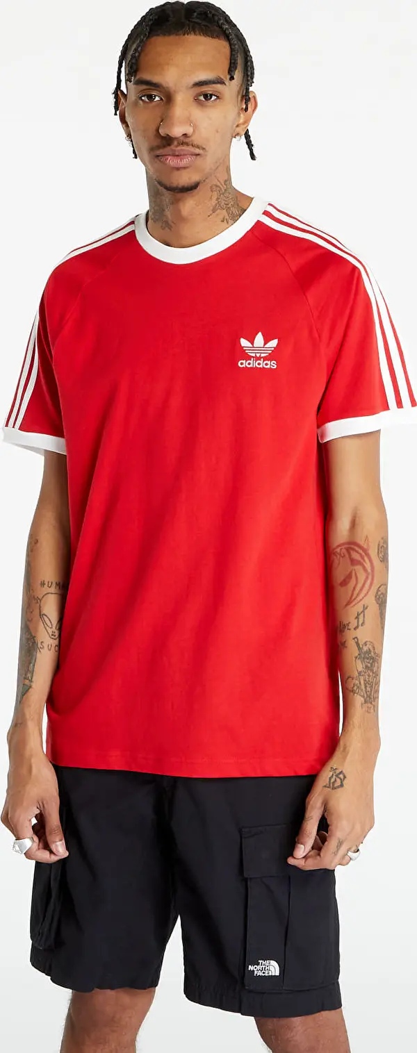 adidas Originals Majice adidas 3-Stripes Tee Better Scarlet L