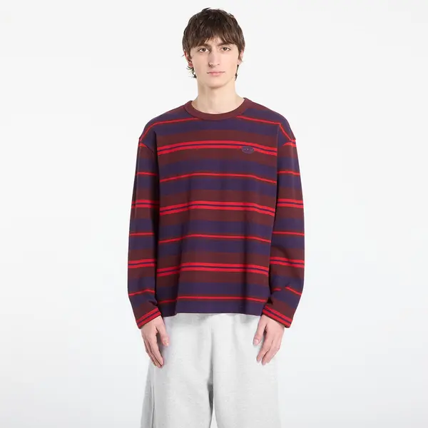 adidas Originals Majice adidas 90S Alternative Sport Long Sleeve Stripe Waffle T-Shirt Aurora Ruby M