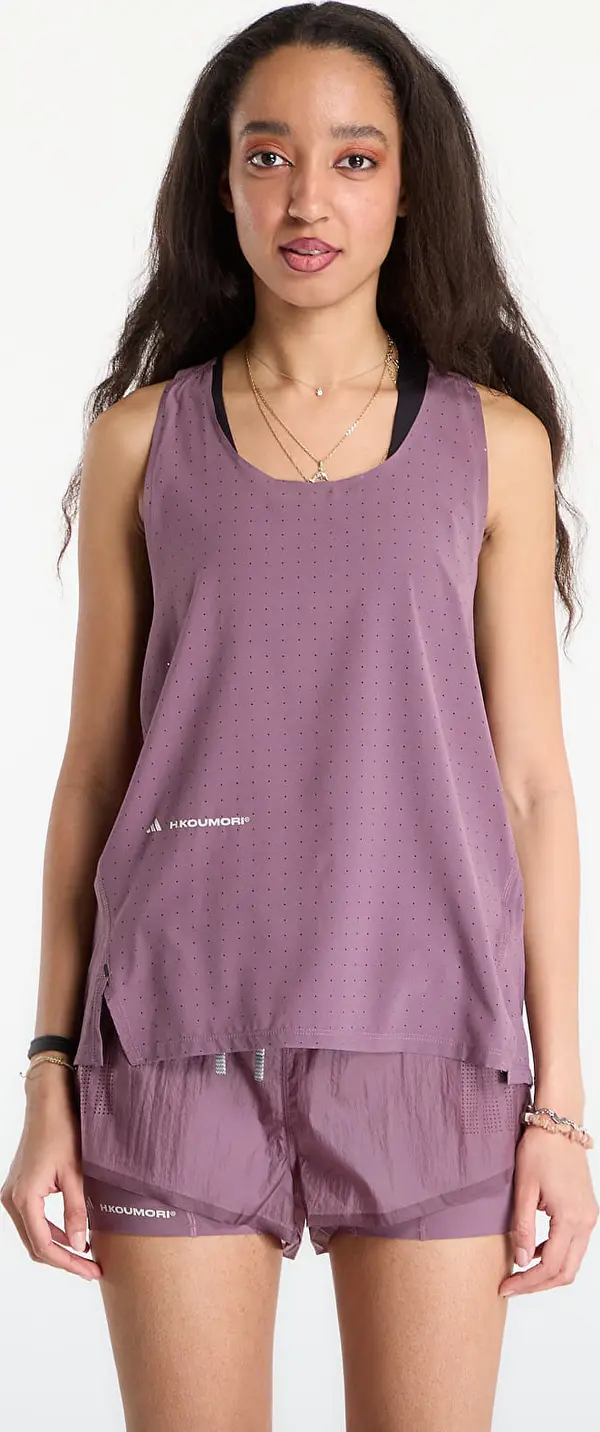 adidas Performance Majice adidas Adi365 H.Koumori Running Tank Top Shadow Fig XS