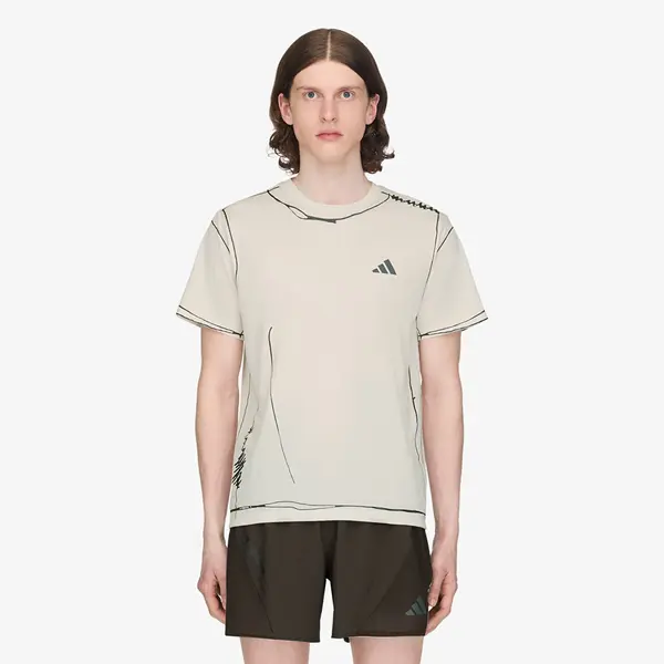 adidas Performance Majice adidas Adi365 Sftm Running Unitefit T-Shirt UNISEX Halo Ivory XL