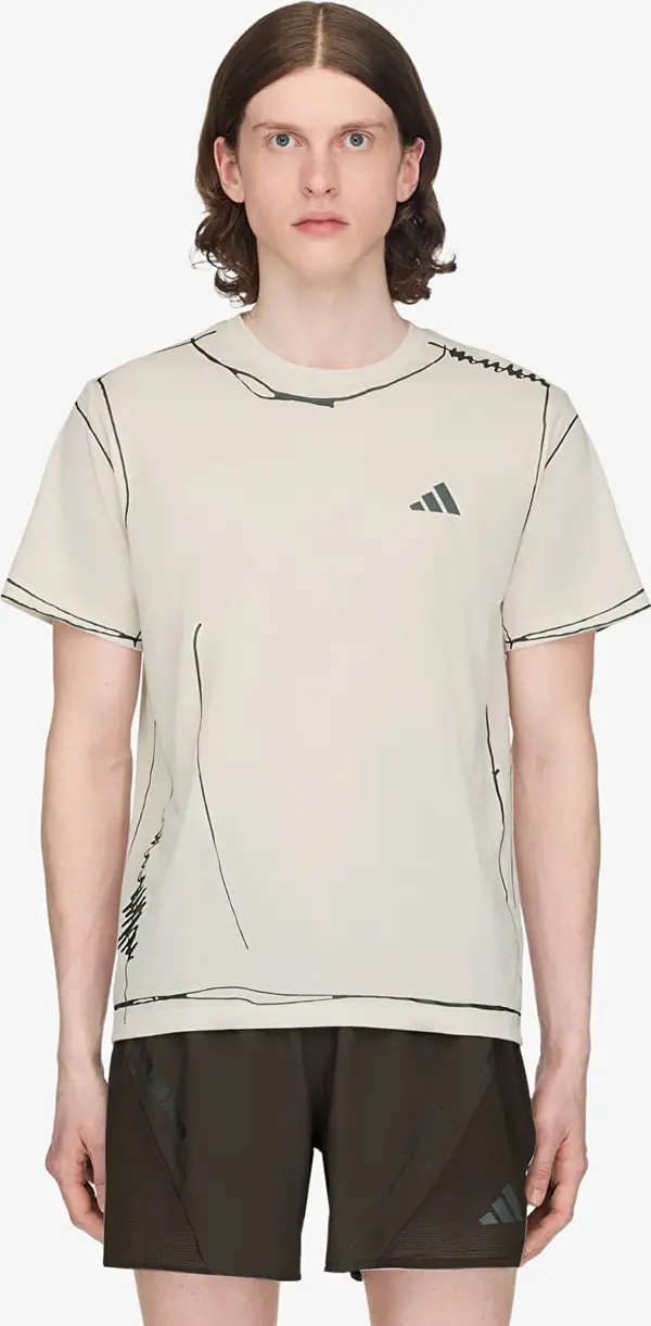 adidas Performance Majice adidas Adi365 Sftm Running Unitefit T-Shirt UNISEX Halo Ivory XL