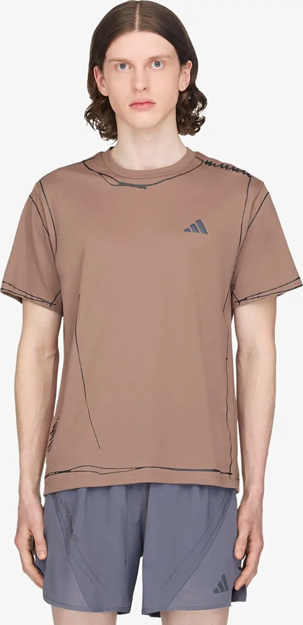adidas Performance Majice adidas Adi365 Sftm Running Unitefit T-Shirt UNISEX Trace Brown M