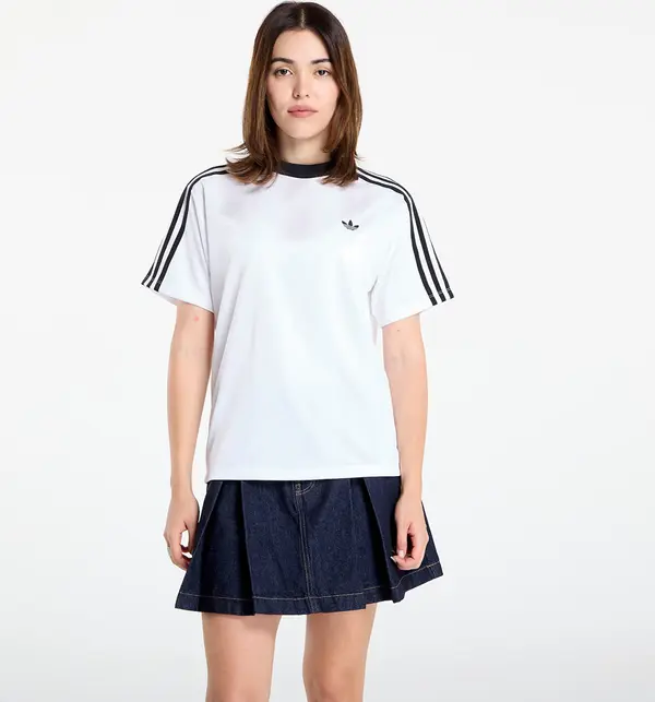 adidas Originals Majice adidas Adicolor Football Jacquard T-Shirt White XS