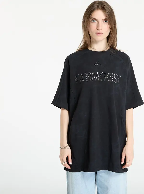 adidas Originals Majice adidas Adilenium Season 4 Teamgeist Washed Rhinestone T-Shirt Black L