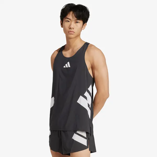 adidas Performance Majice adidas Adizero Road To Records Tank Top Black M