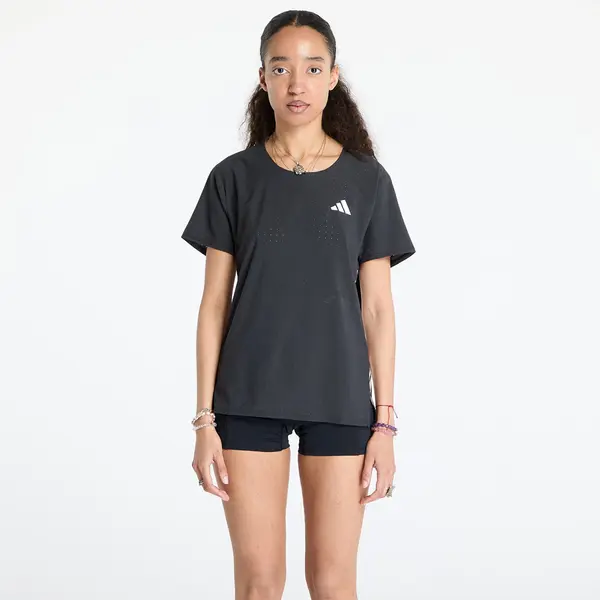 adidas Performance Majice adidas Adizero Running T-Shirt Black/ Black XS