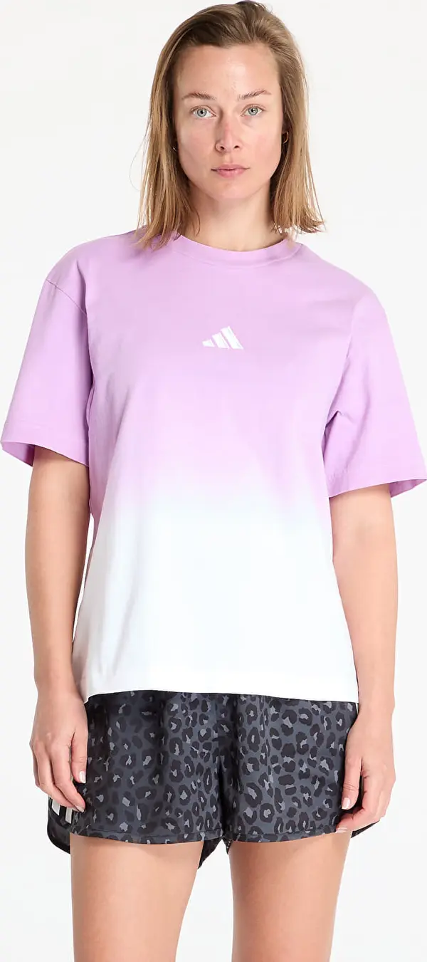 adidas Performance Majice adidas All Szn Loose Dip Dye T-Shirt White/ Bliss Lilac XS