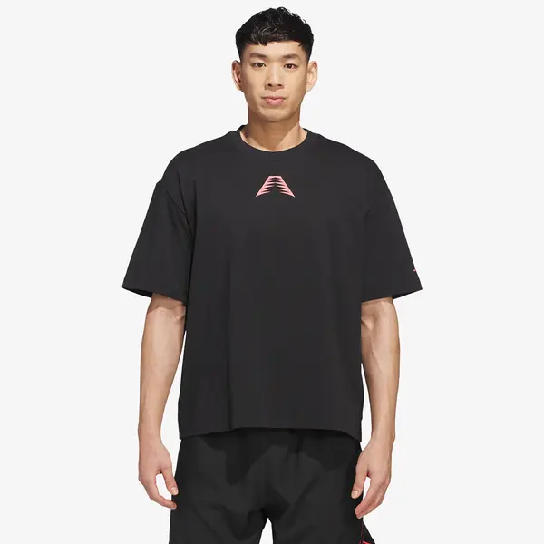 adidas Performance Majice adidas Anthony Edwards Believe That Tee Black/ Solar Turbo S