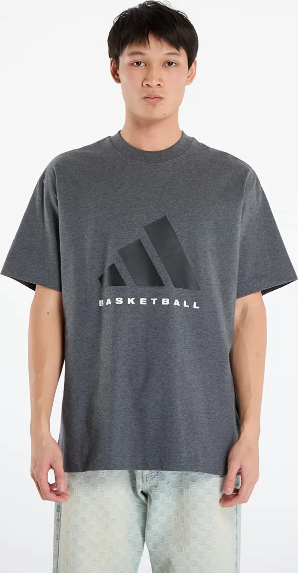 adidas Performance Majice adidas Basketball T-Shirt UNISEX Dark Grey Heather XL