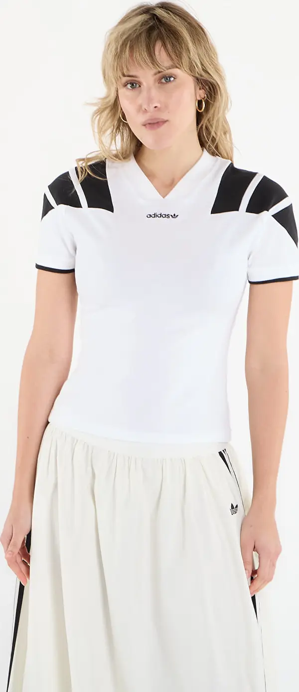 adidas Originals Majice adidas Blocked Short Sleeve T-Shirt White L