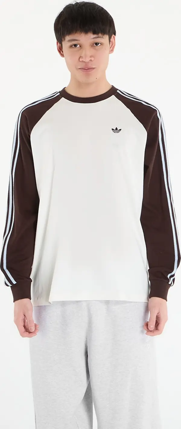 adidas Originals Majice adidas Britcore Long Sleeve Cali T-Shirt Off White/ Aurora Coffee S