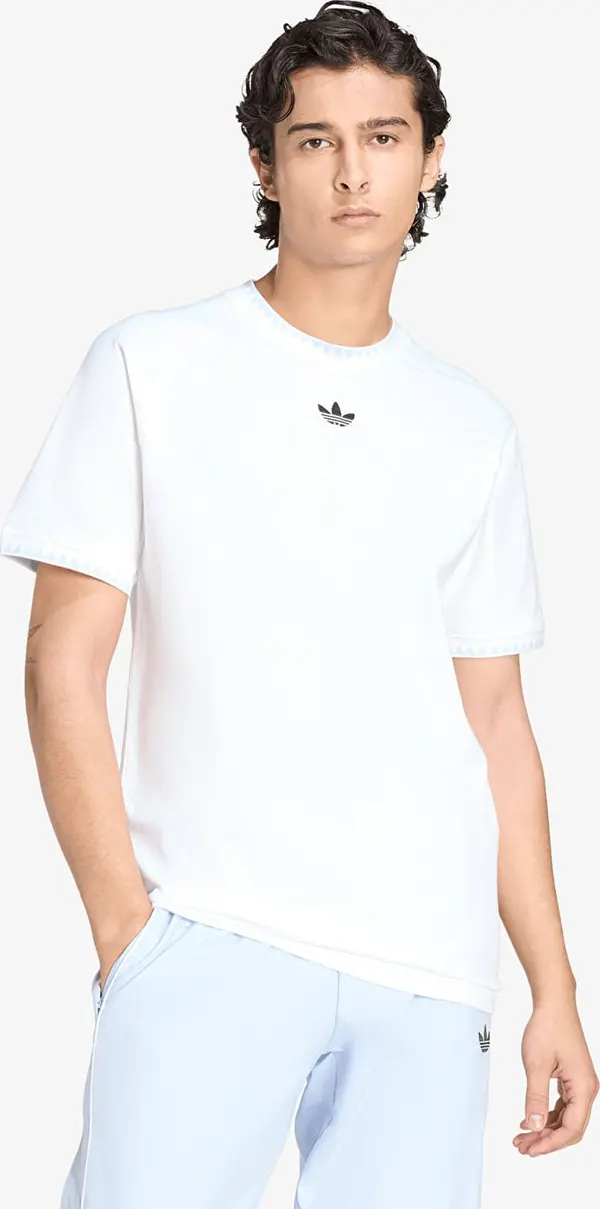 adidas Originals Majice adidas Chest Stripes Engineered Collar T-Shirt White M