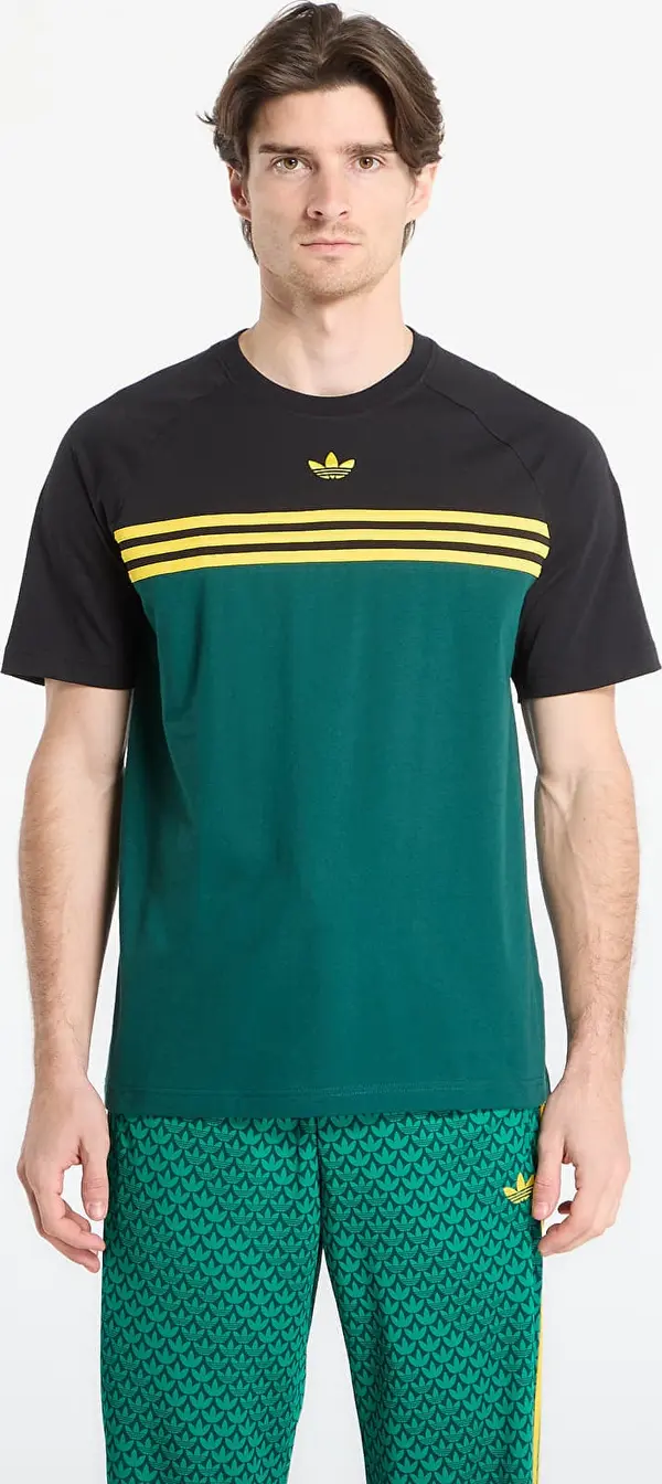 adidas Originals Majice adidas Chest Stripes T-Shirt Collegiate Green M