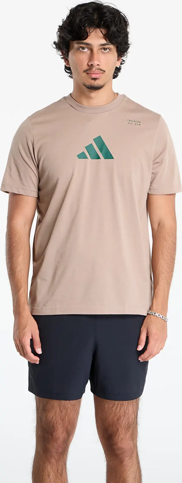 adidas Performance Majice adidas CLIMACOOL Category Training Graphic T-Shirt Chalky Brown/ Earth Strata M