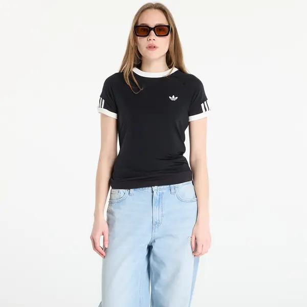 adidas Originals Majice adidas Double Layered Cali T-Shirt Black/ Black XS