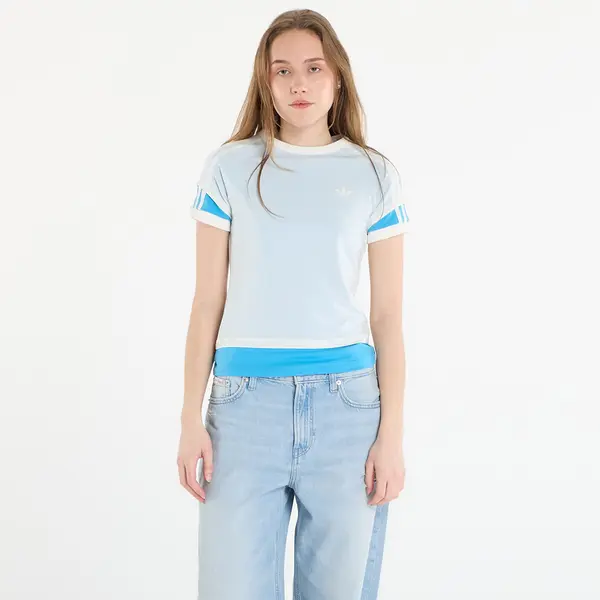 adidas Originals Majice adidas Double Layered Cali T-Shirt Off White/ App Sky Rush S
