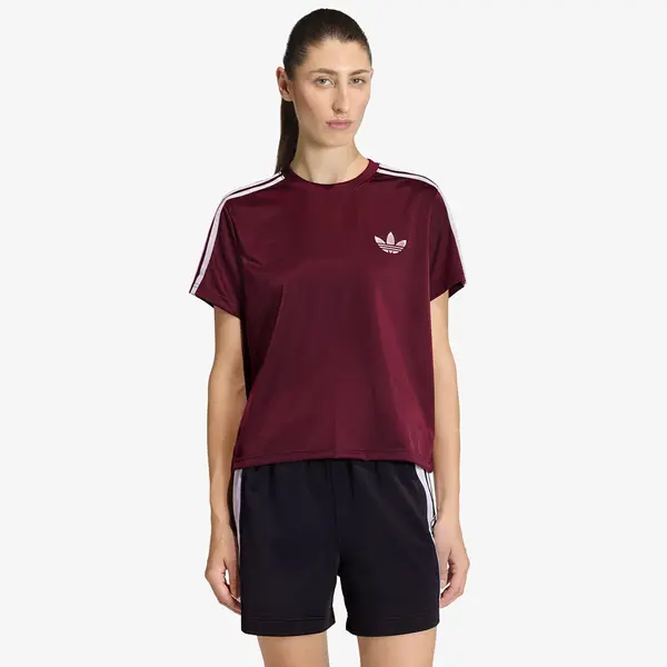 adidas Originals Majice adidas Firebird T-Shirt Maroon/ Off White M