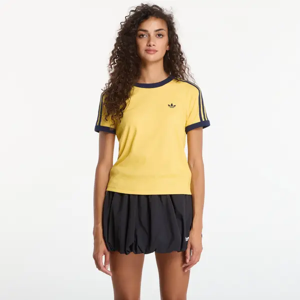 adidas Originals Majice adidas Heather 3-Stripes Cali T-Shirt Warm Vanilla/ Bold Gold/ Night Indigo S