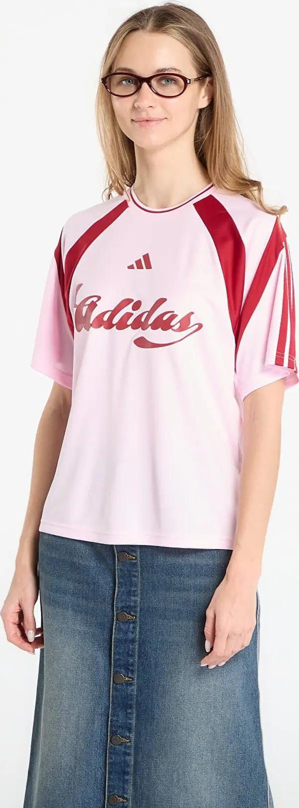 adidas Performance Majice adidas House Of Tiro Jersey Clear Pink/ Active Maroon XL