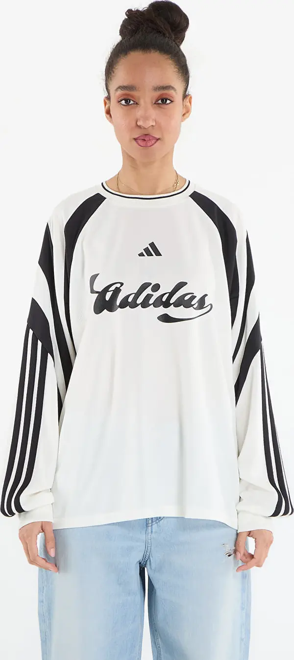 adidas Performance Majice adidas House Of Tiro Long Sleeve Jersey Off White/ Black M