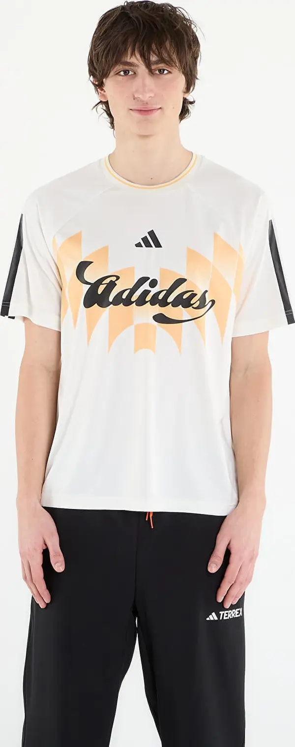 adidas Performance Majice adidas House Of Tiro X Common Goal Jersey T-Shirt Off White/ Black/ Semi Ice Tangerine M