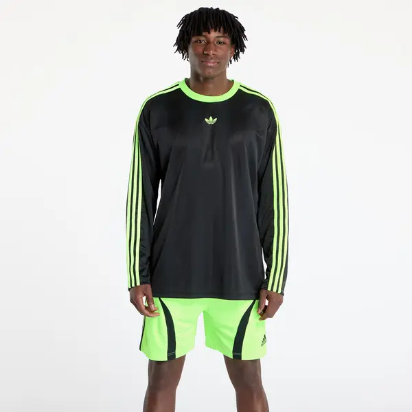 adidas Originals Majice adidas Jacquard Longsleeve Jersey Black/ Siggnr L