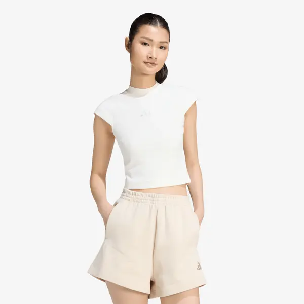 adidas Performance Majice adidas Kit Small Logo Rib T-Shirt Off White L
